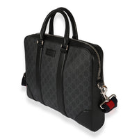 Gucci Black GG Supreme Briefcase