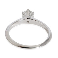 Tiffany & Co.  Solitaire Ring in Platinum G VVS2 0.63 CTW