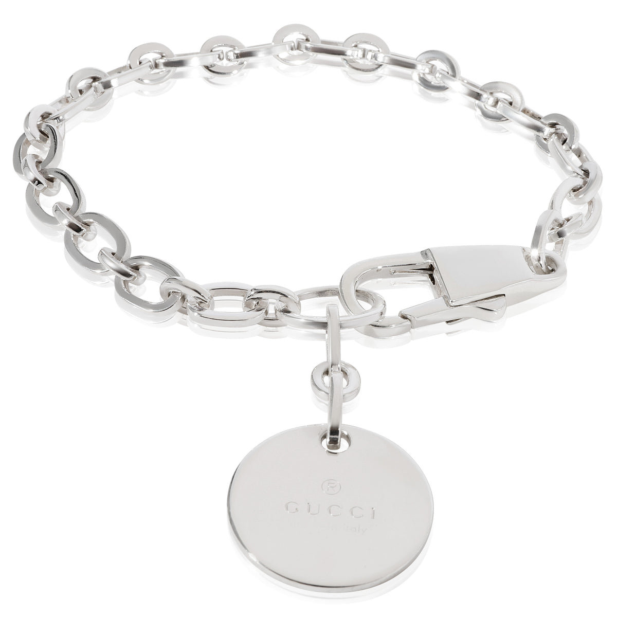 Gucci Logo Bracelet in 925 Sterling Silver