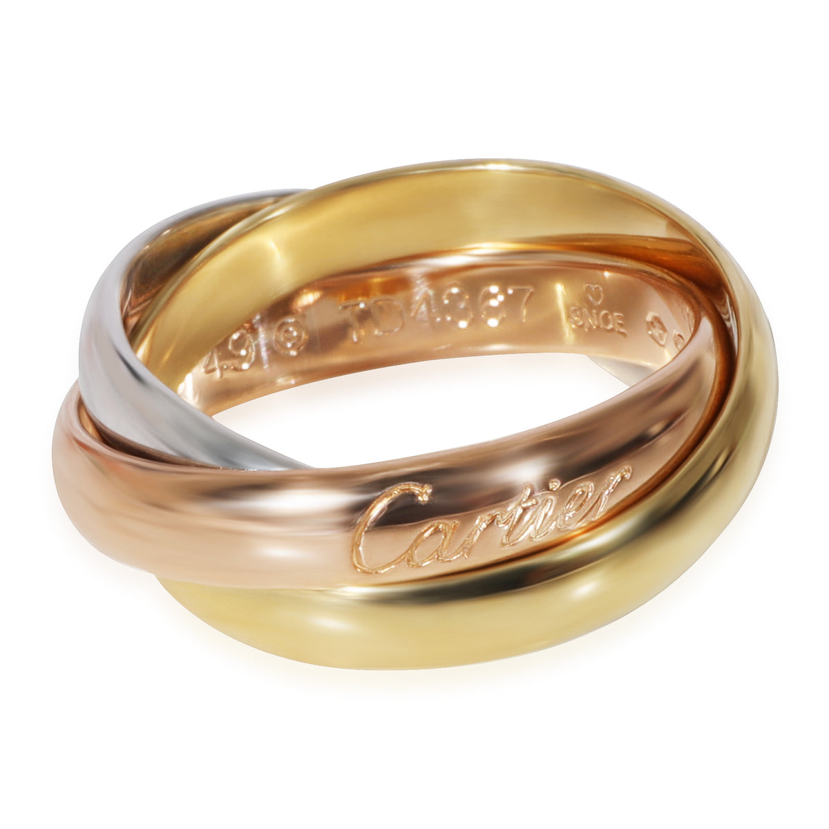 Cartier Trinity  Ring in 18k 3 Tone Gold