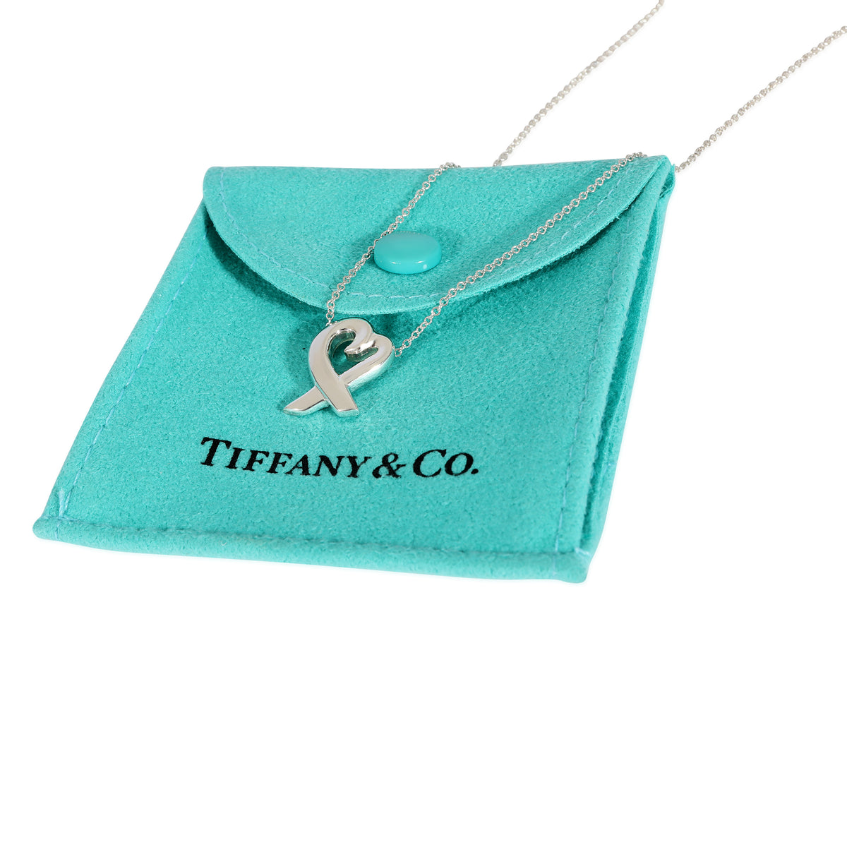 Tiffany & Co. Paloma Picasso Loving Heart Pendant in Sterling Silver