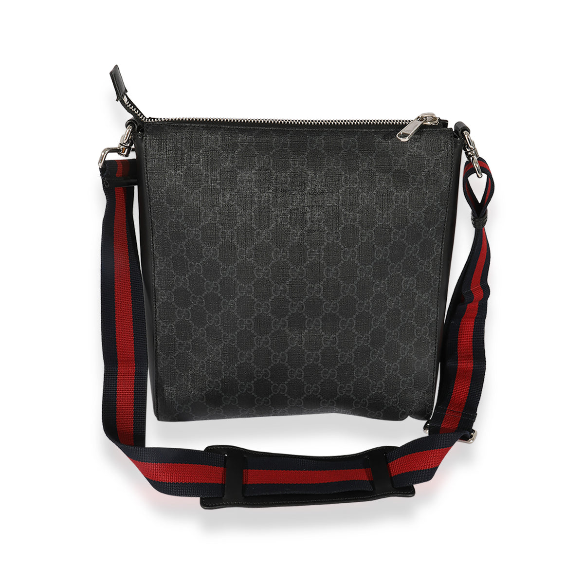 Gucci Black GG Supreme Messenger Bag