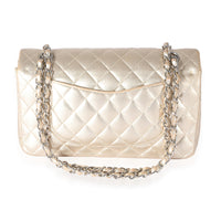 Chanel Metallic Gold Quilted Lambskin Medium Classic Double Flap