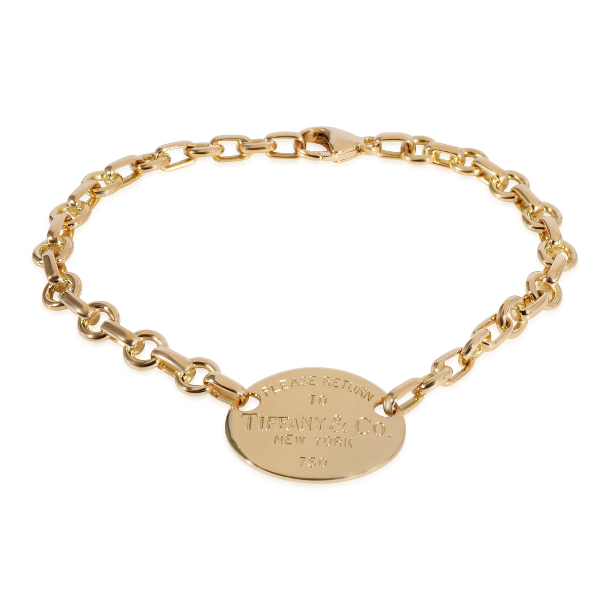 Tiffany & Co. Return To Tiffany Bracelet in 18k Yellow Gold