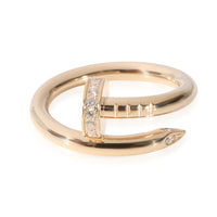 Cartier Juste Un Clou Diamond Ring in 18K Yellow Gold 0.13 CTW