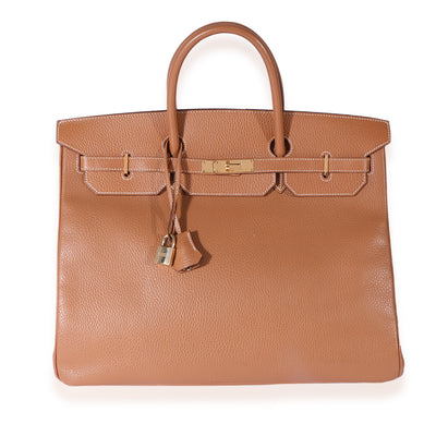 Hermès Natural Ardennes Birkin 40 GHW