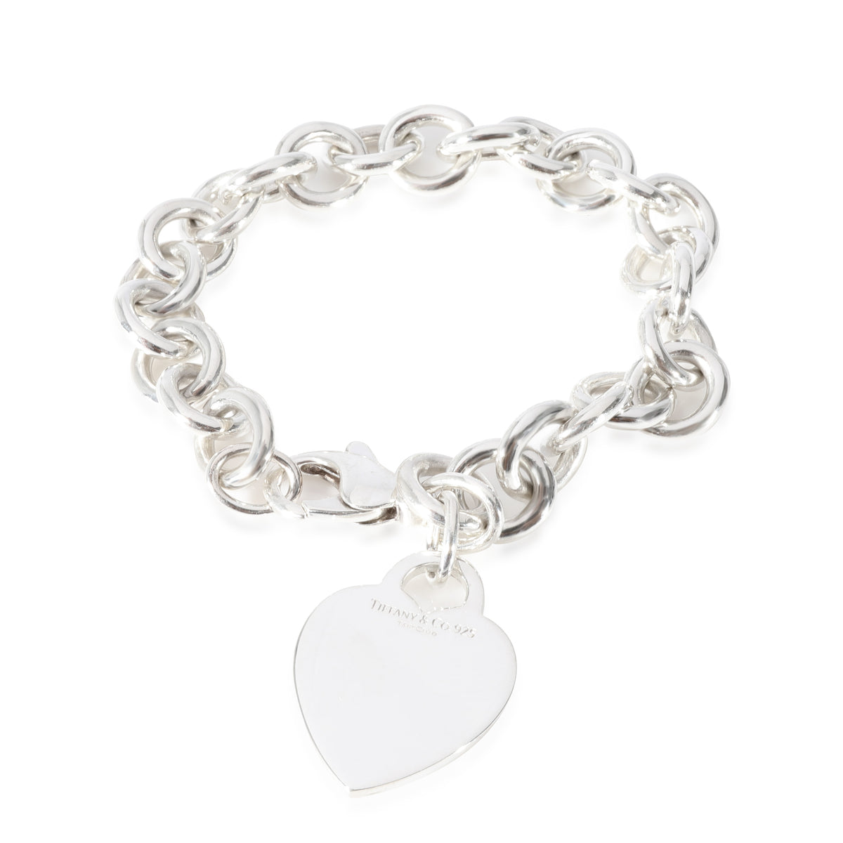 Tiffany & Co. Return To Tiffany Heart Charm Bracelet in Sterling Silver