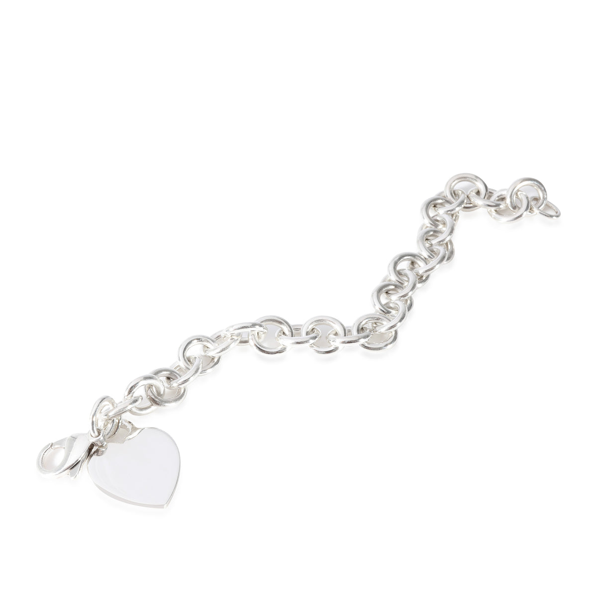 Tiffany & Co. Return To Tiffany Heart Charm Bracelet in Sterling Silver