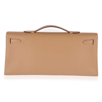 Hermès Bronze Dore Swift Kelly Longue Clutch GHW