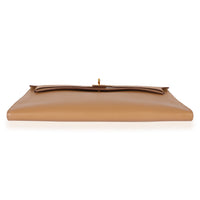 Hermès Bronze Dore Swift Kelly Longue Clutch GHW