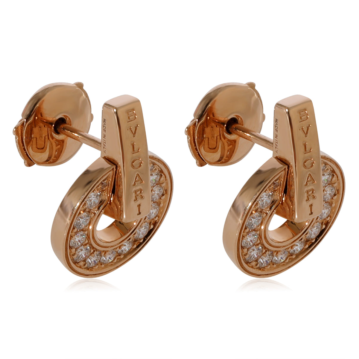BVLGARI Serpenti Viper Diamond Earrings in 18K Rose Gold | Bvlgari earrings,  Bvlgari gold, Diamond earrings
