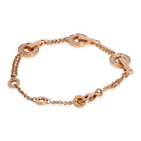 BVLGARI Bvlgari Bvlgari Diamond Bracelet in 18k Rose Gold 0.53 CTW