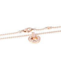 BVLGARI Bvlgari Bvlgari Diamond Pendant in 18k Rose Gold 0.37 CTW