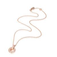 BVLGARI Bvlgari Bvlgari Diamond Pendant in 18k Rose Gold 0.37 CTW