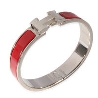 Hermes Clic H in Rouge Palladium Plated