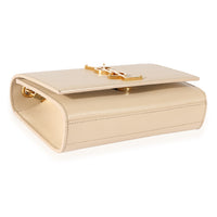 Saint Laurent Beige Grain De Poudre Small Kate Chain Bag