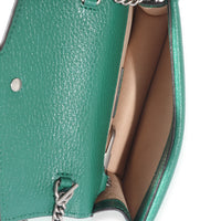 Gucci Emerald Green Leather Super Mini Dionysus