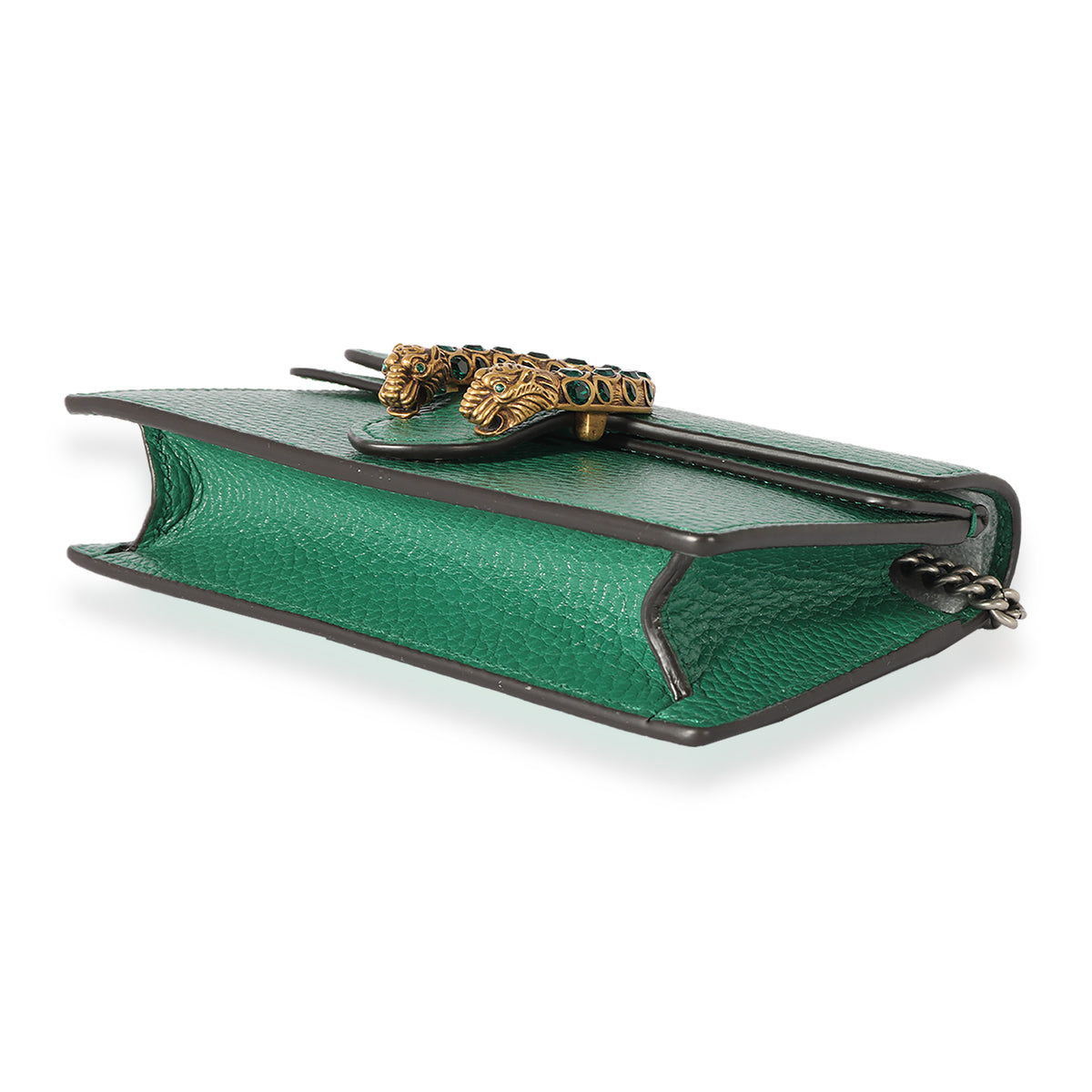 Gucci Emerald Green Leather Super Mini Dionysus