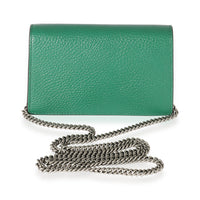 Gucci Emerald Green Leather Super Mini Dionysus