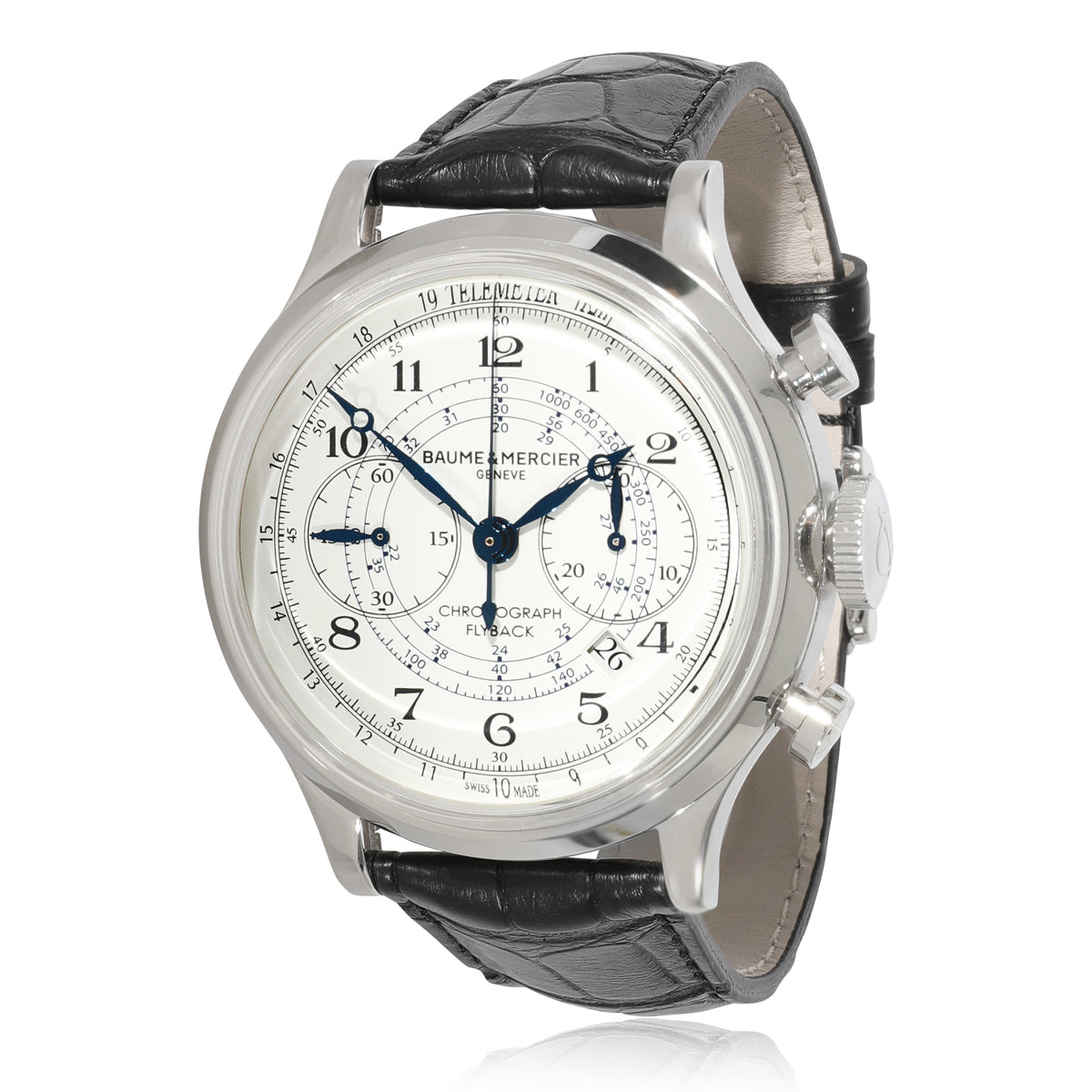 Baume & Mercier Capeland Flyback MOA10006 Men's Watch in  Stainless Steel