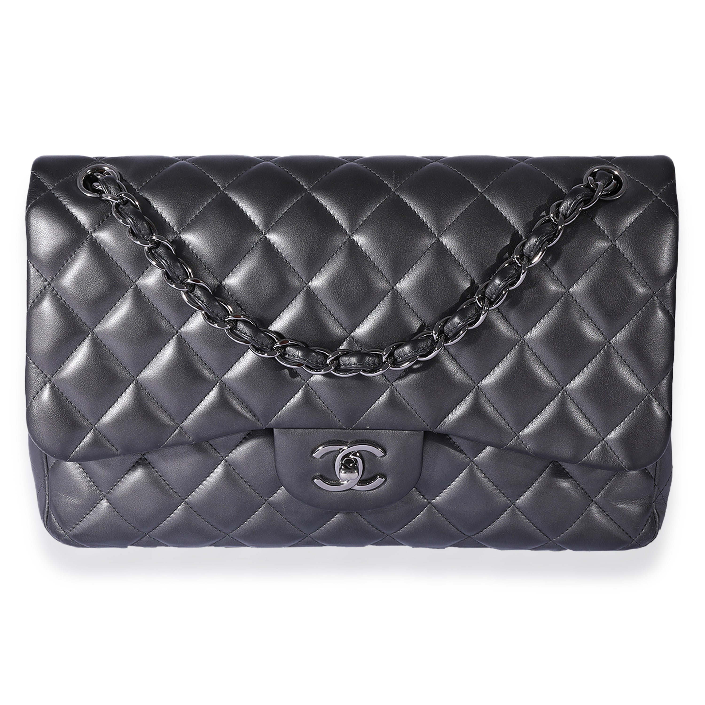 Chanel Tri-Color Lambskin Jumbo Double Flap Bag, myGemma