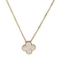 Van Cleef & Arpels Alhambra Mother Of Pearl  Pendant in 18k Yellow Gold