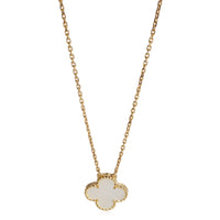 Van Cleef & Arpels Alhambra Mother Of Pearl  Pendant in 18k Yellow Gold