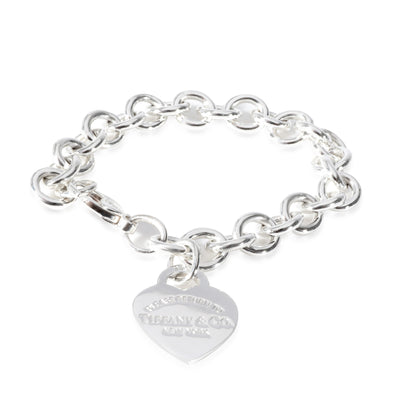 Tiffany & Co. Return To Tiffany Heart Charm Bracelet in Sterling Silver