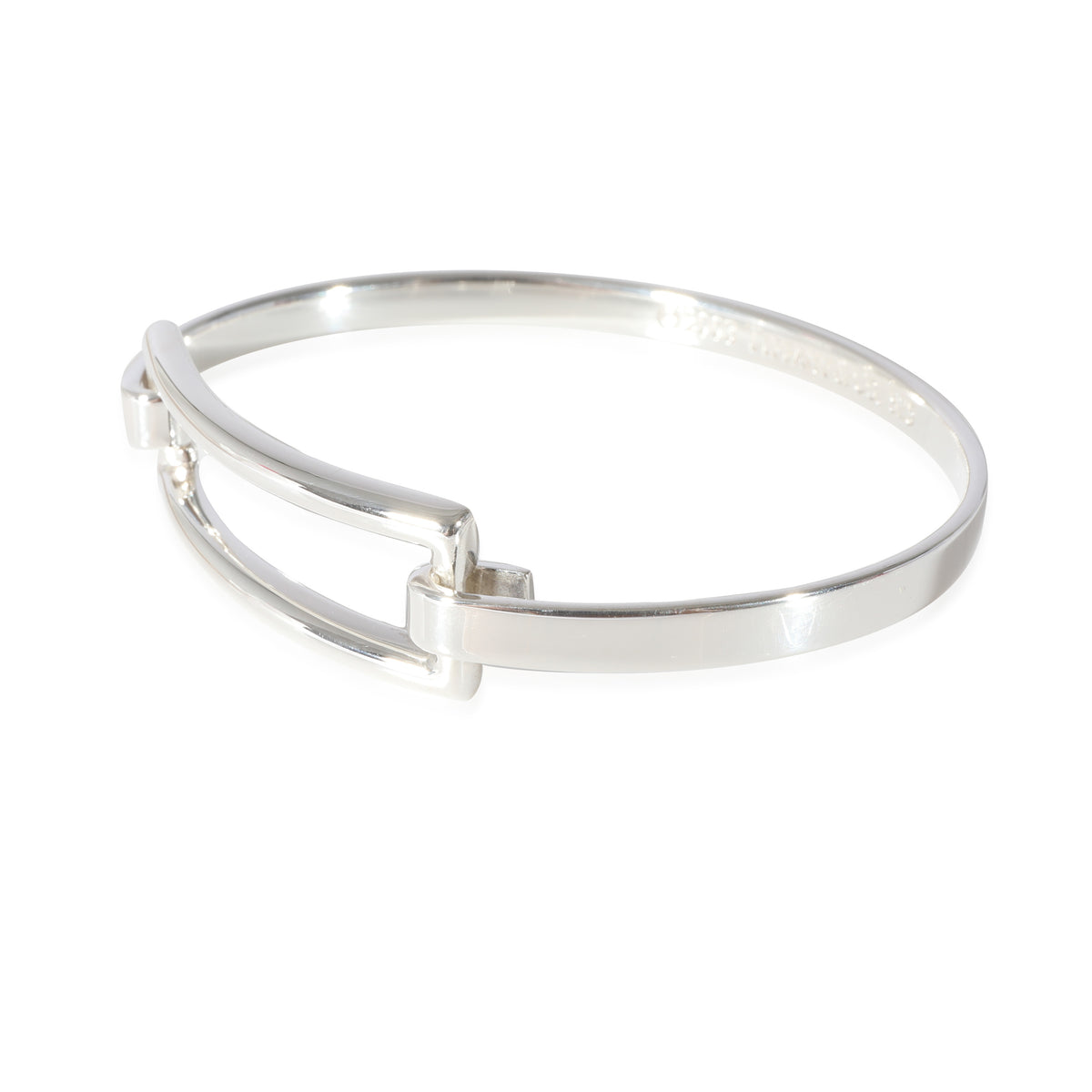 Tiffany & Co. Rectangular Hook Bracelet in Sterling Silver, myGemma