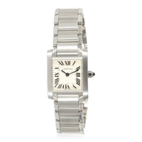 Cartier Tank Francaise W51008Q3 Womens Watch in  Stainless Steel