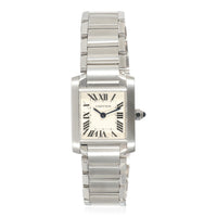 Cartier Tank Francaise W51008Q3 Womens Watch in  Stainless Steel