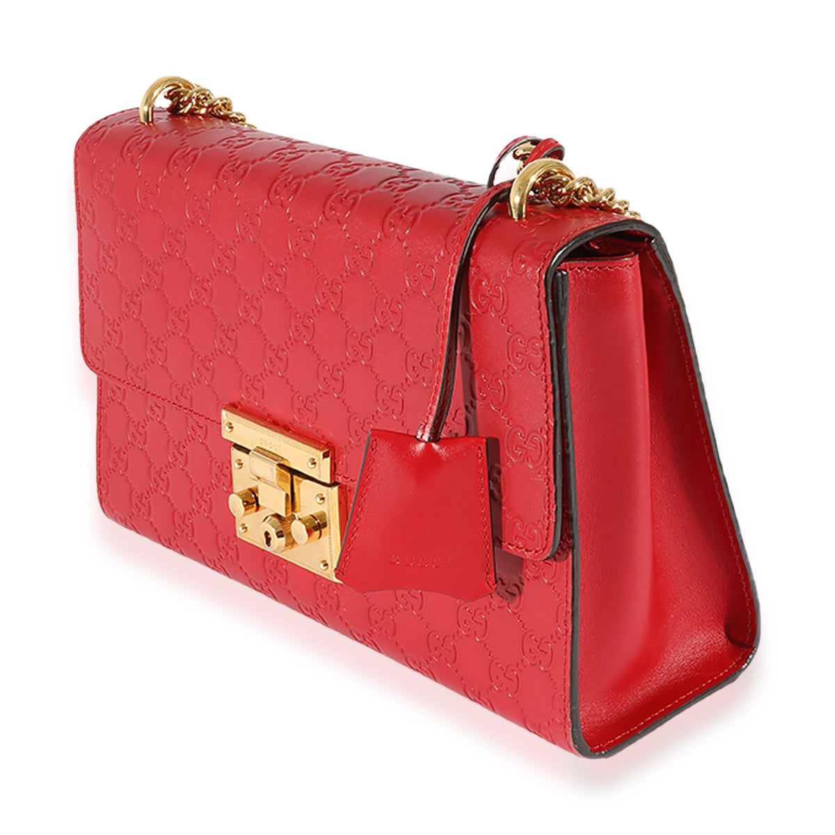 Gucci padlock medium red online