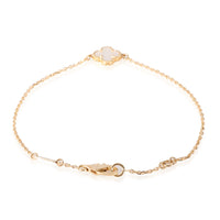 Van Cleef & Arpels Sweet Alhambra Mother Of Pearl Bracelet in 18k Yellow Gold