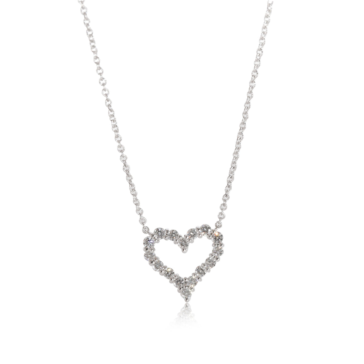 Tiffany & Co. Diamond Heart  Pendant in Platinum 0.25 CTW