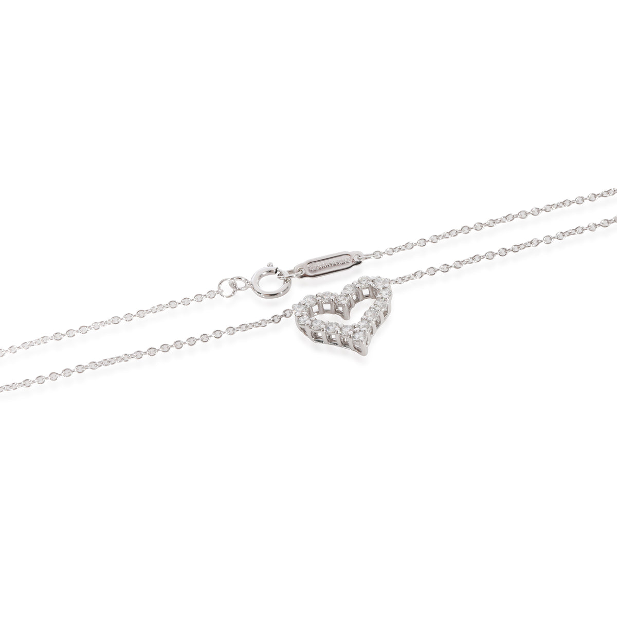 Tiffany & Co. Diamond Heart  Pendant in Platinum 0.25 CTW