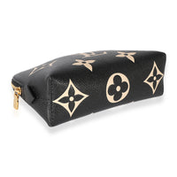 Louis Vuitton Black Giant Monogram Pochette Cosmetique