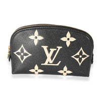 Louis Vuitton Black Giant Monogram Pochette Cosmetique