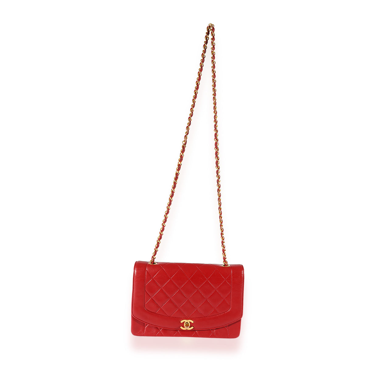 Chanel Vintage Medium Diana Flap Bag 24k GHW Lambskin – Boutique