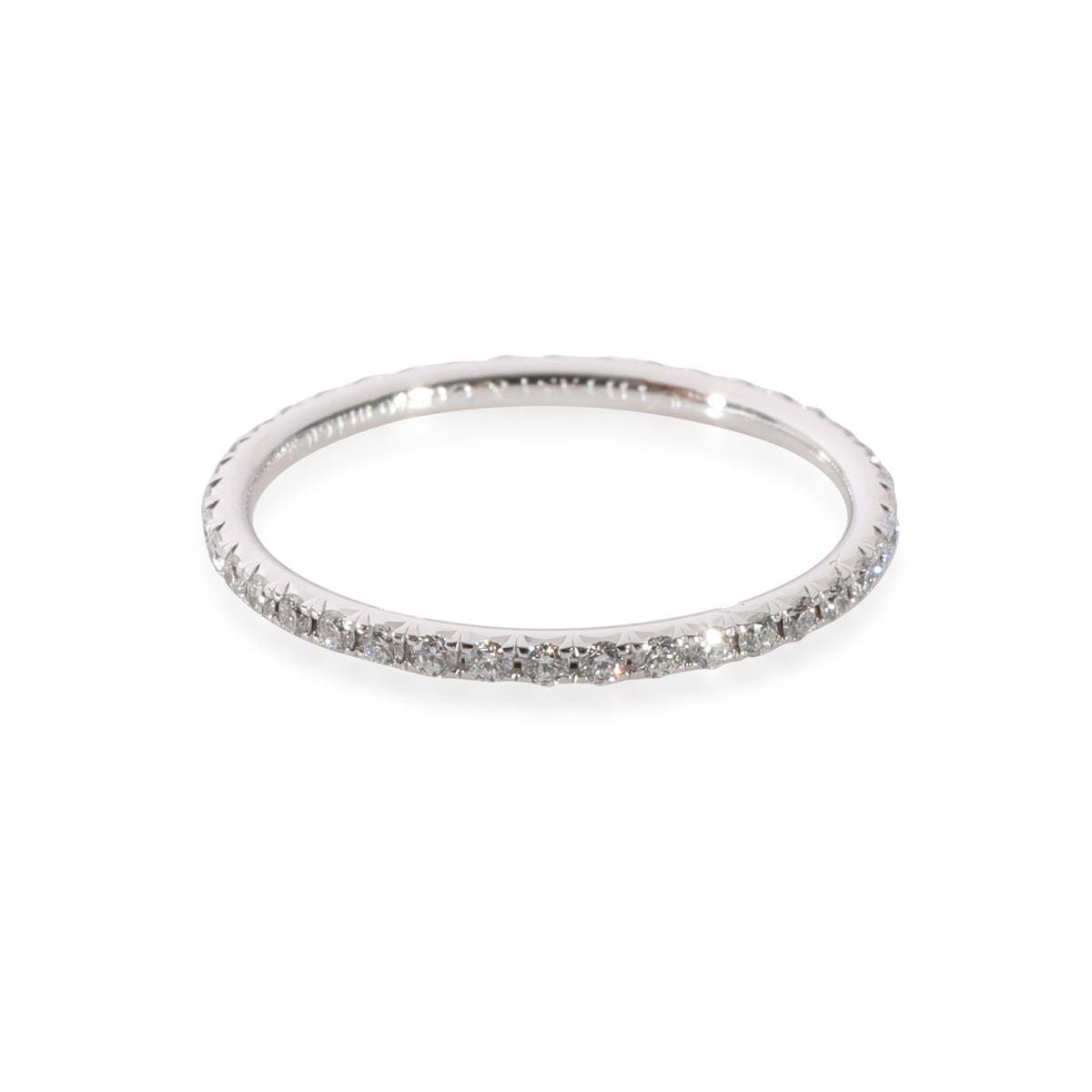 Tiffany & Co. Metro Diamond Eternity Band in 18k White Gold 0.2 CTW