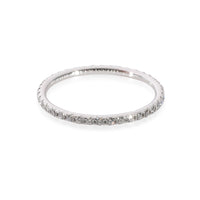 Tiffany & Co. Metro Diamond Eternity Band in 18k White Gold 0.2 CTW