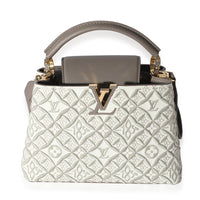 Louis Vuitton Taupe Leather Since 1854 Capucines BB