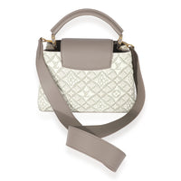 Louis Vuitton Taupe Leather Since 1854 Capucines BB