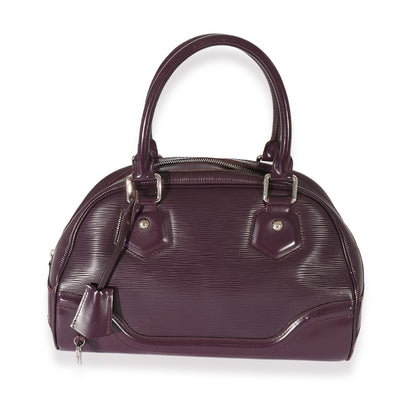 Louis Vuitton Purple Epi Bowling Montaigne PM