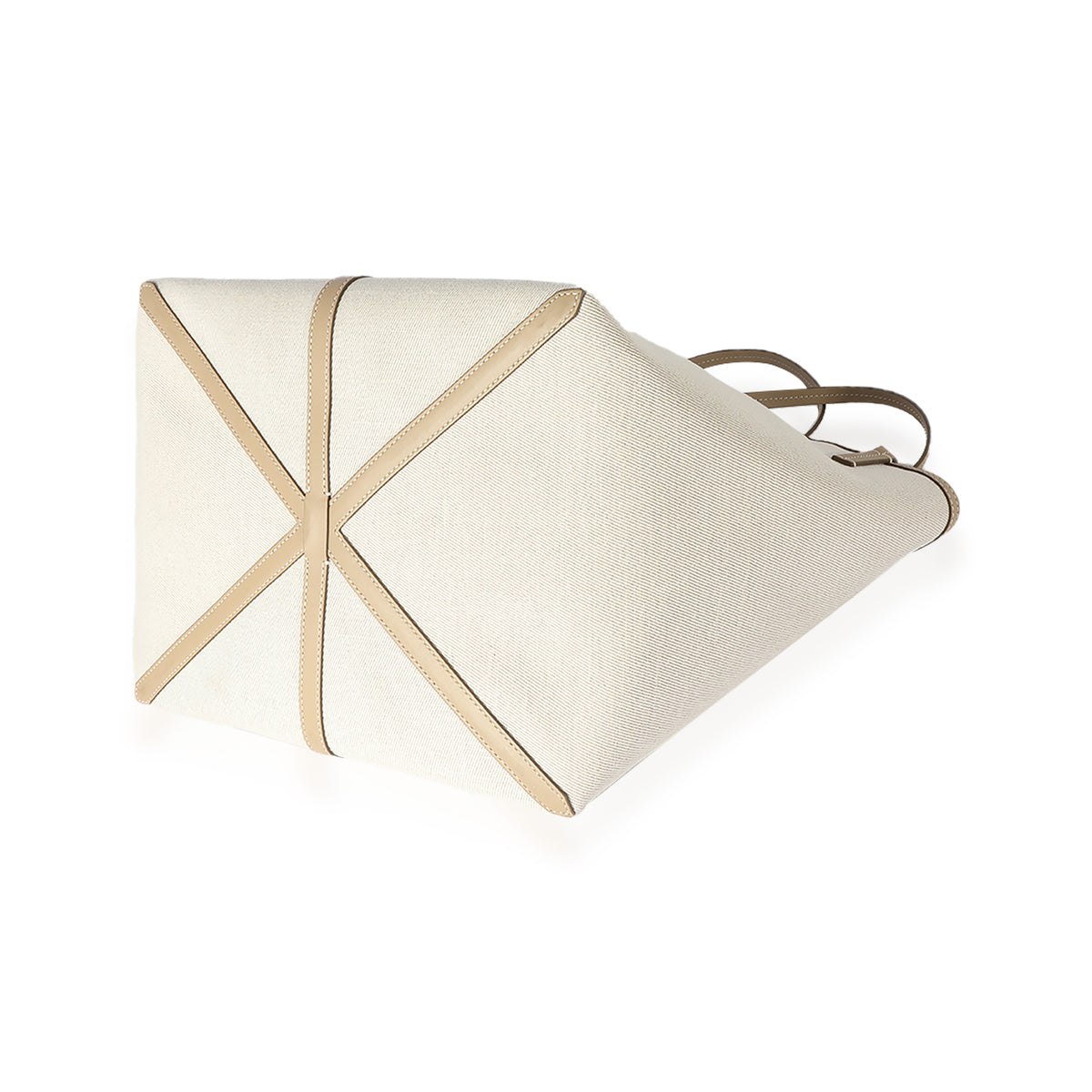 Burberry Beige Canvas Beach Bag