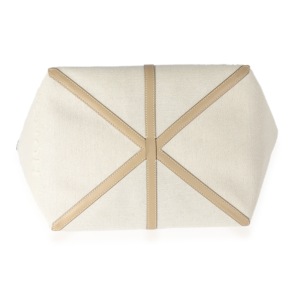 Burberry Beige Canvas Beach Bag