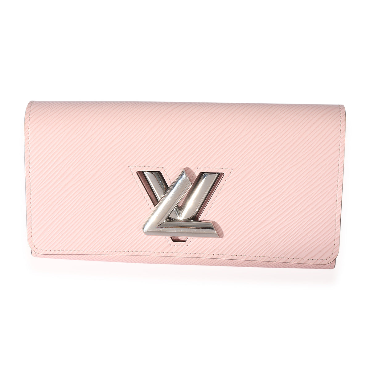Louis Vuitton Rose Ballerine Epi Leather Twist Wallet - Yoogi's Closet