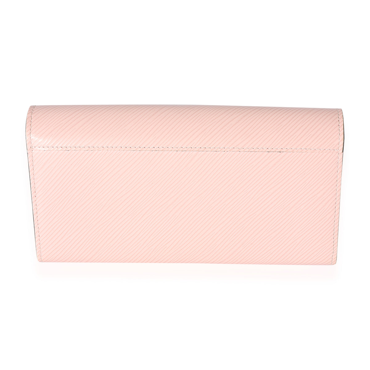 $6345 Louis Vuitton Twist Medium Epi Leather Rose color bag and Wallet set