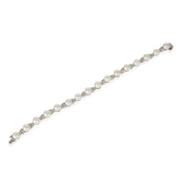 Tiffany & Co. Aria Pearl Diamond Bracelet in Platinum 2.18 CTW