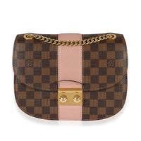 Louis Vuitton Damier Ebene & Magnolia Cuir Taurillon Wight Shoulder Bag