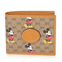 Gucci x Disney Vintage GG Supreme Mickey Mouse Bifold Wallet